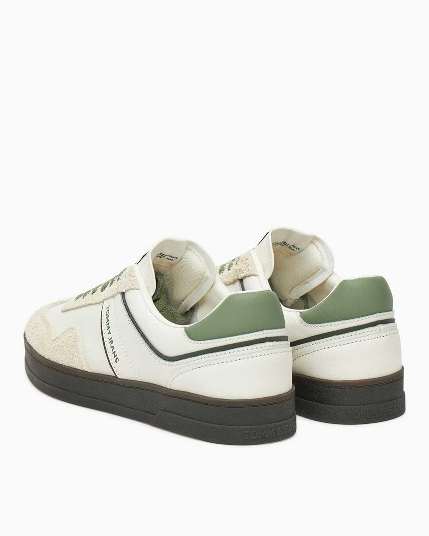 Tommy Hilfiger The Greenwich Deri Erkek Sneaker Ivory