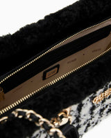 Guess Cristi Kadın Yün Karışımlı El Çantası Black Multi