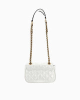Guess Giully Mini Kapitone Çapraz Askılı Çantası Ivory
