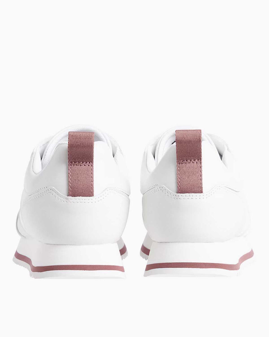 Calvin Klein Low Top Lace Up LTH HF Erkek Sneaker White/Apple Butter