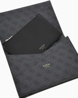 Guess Noreen Card Holder Portföy El Çantası Coal Logo