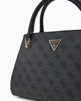 Guess Noelle Girlfriend Aksesuar Detaylı El Çantası Coal Logo