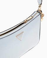 Guess Daryna Top Zip Logolu Omuz Çantası Powder Blue