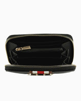 Guess Nelka Medium Şeritli Cüzdan Black