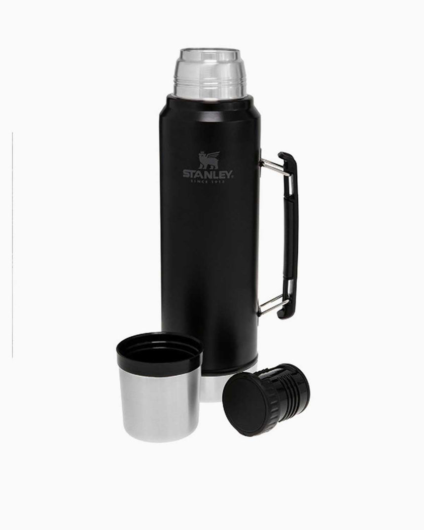 Stanley Efsane Klasik Seri-1 Litre Vakumlu Çelik Termos Matte Black
