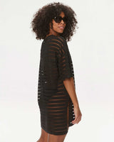 Calvin Klein Cover Up Dress Pareo Black