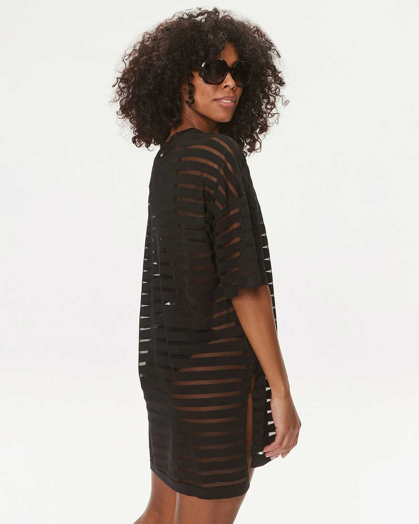 Calvin Klein Cover Up Dress Pareo Black