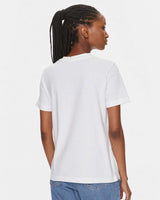 Calvin Klein Straight Bisiklet Yaka Tshirt Bright White