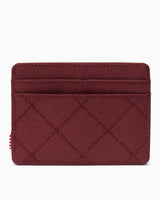 Herschel Charlie Cardholder Kartlık Oxblood Red Quilted