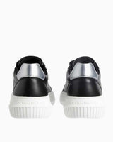 Calvin Klein Jeans Chunky Cupsole Lace Up Sneakers Black/Silver