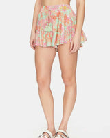 Guess Relaxed Bottoms Şort Ethnic Paisley Acqua