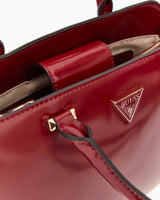 Guess Arnela Rugan Satchel El Çantası Red