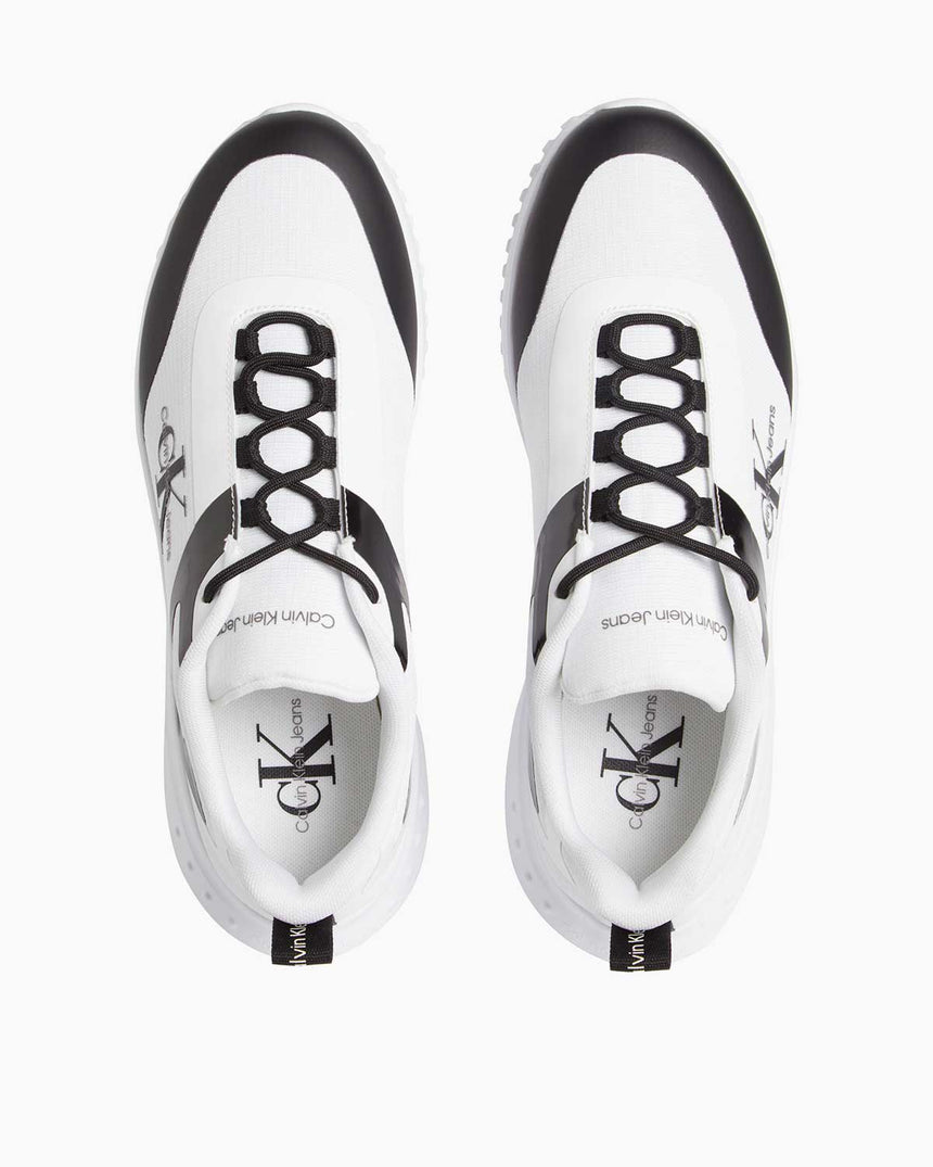 Calvin Klein Runner Low Top Logolu Sneakers Bright White/Black