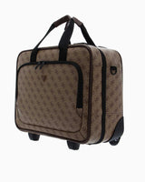 Guess Napoli Trolly Pilot Çantası Beige / Brown