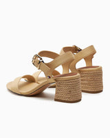 Tommy Hilfiger Block Mid Heel Topuklu Sandalet Beige