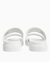 Calvin Klein Flat Slide Epi Mono Kadın Terlik White Monogram