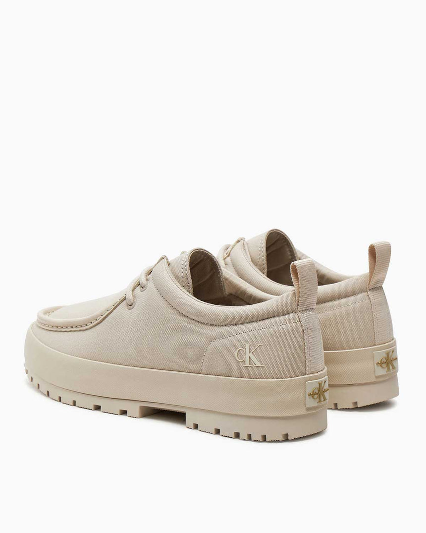 Calvin Klein Lugged Hybrid Lace Up Ayakkabı Triple Eggshell