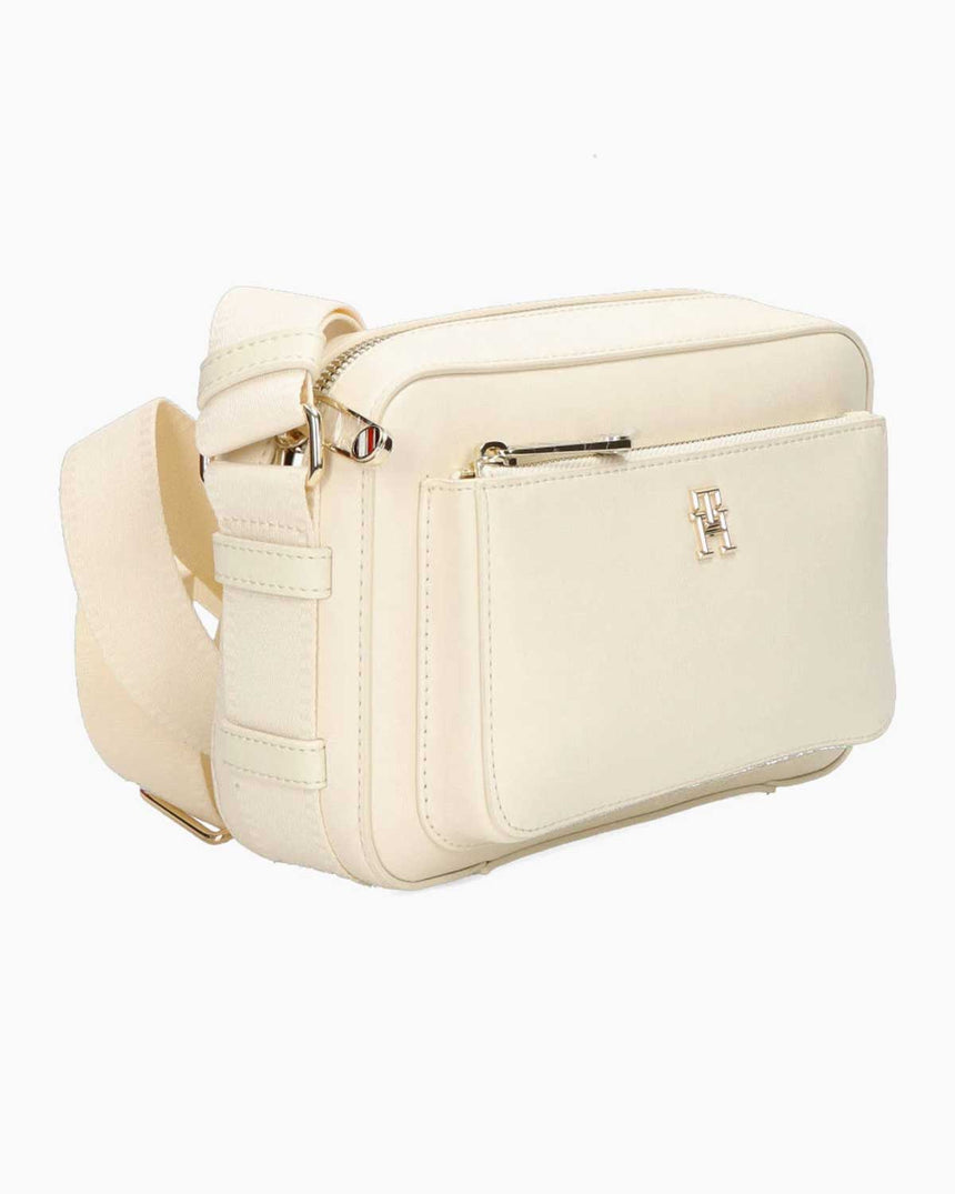 Tommy Hilfiger Iconic Crossover Çapraz Askılı Çanta Beige
