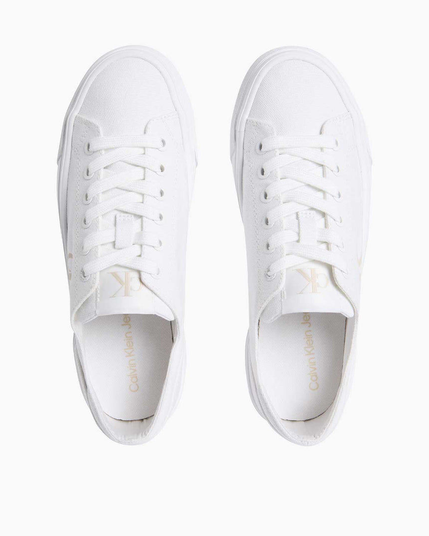 Calvin Klein Vulc Flatform Sneaker Triple Bright White