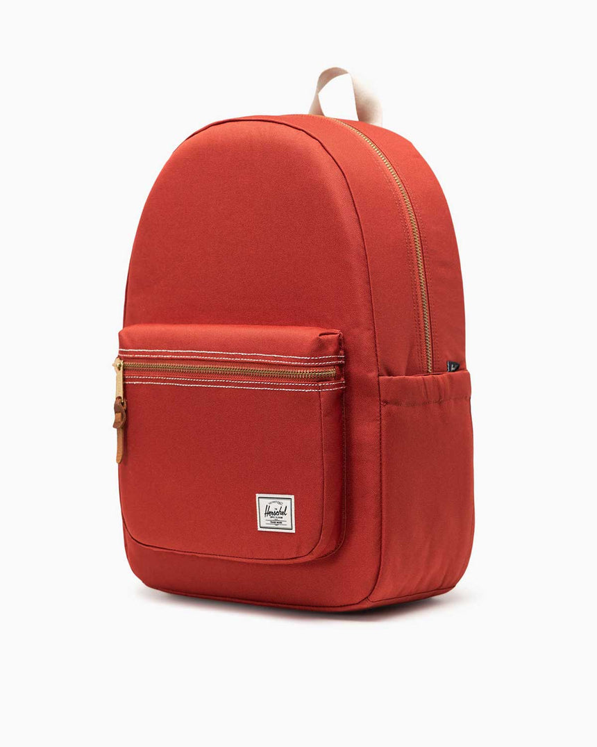 Herschel Settlement Backpack Sırt Çantası Red Ochre/White Stitch