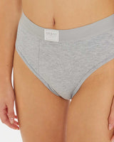 Guess Tessa High Waist Brazilian Külot Gj Medium Grey Heath