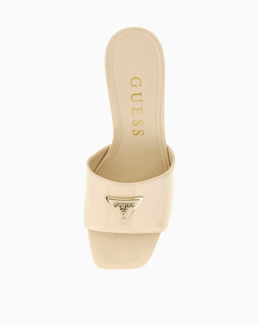 Guess Lusine Rugan Topuklu Sandalet Cream