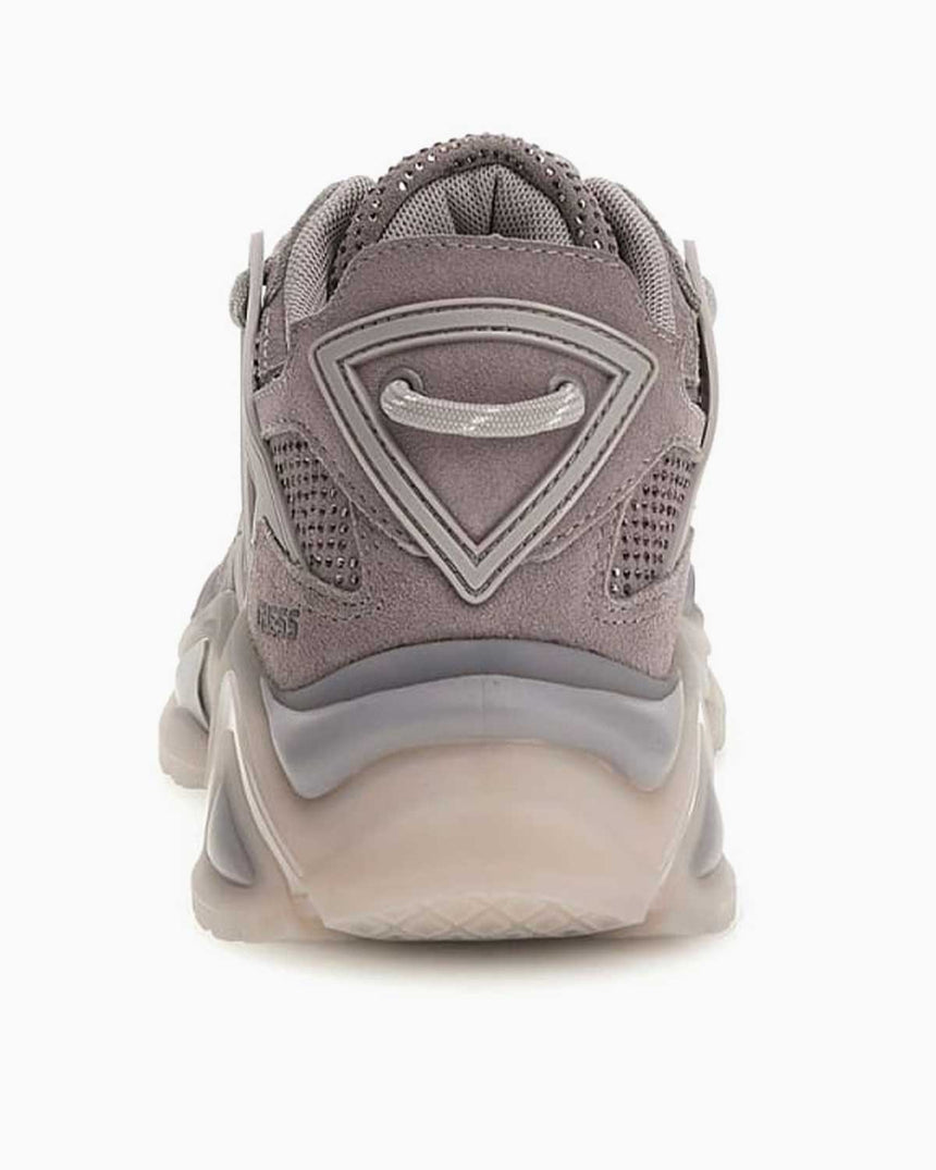 Guess Belluna Nubuk Deri Detaylı Sneakers Grey