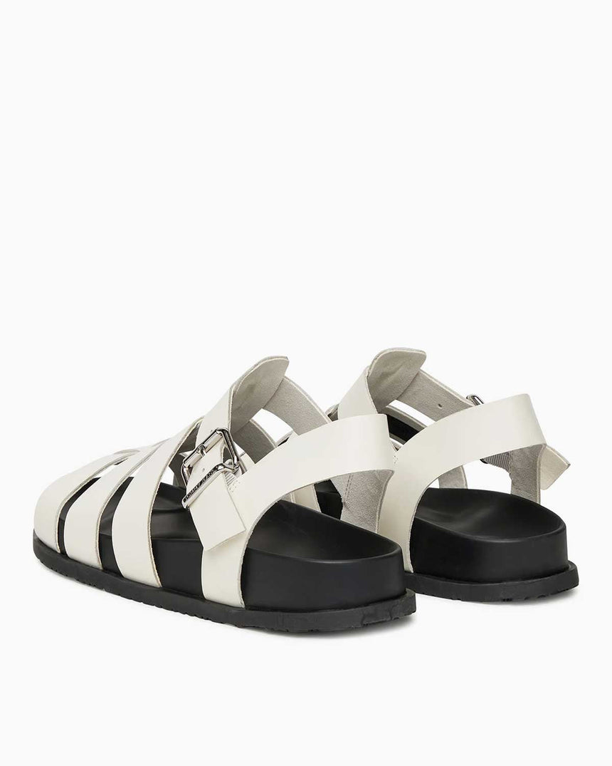 Tommy Hilfiger Bindi Patentli Kadın Balıkçı Sandalet Ivory