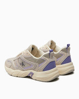 Calvin Klein Retro Tennis Runner Sneakers Eggshell/Pastel Lilac/Aster Purple