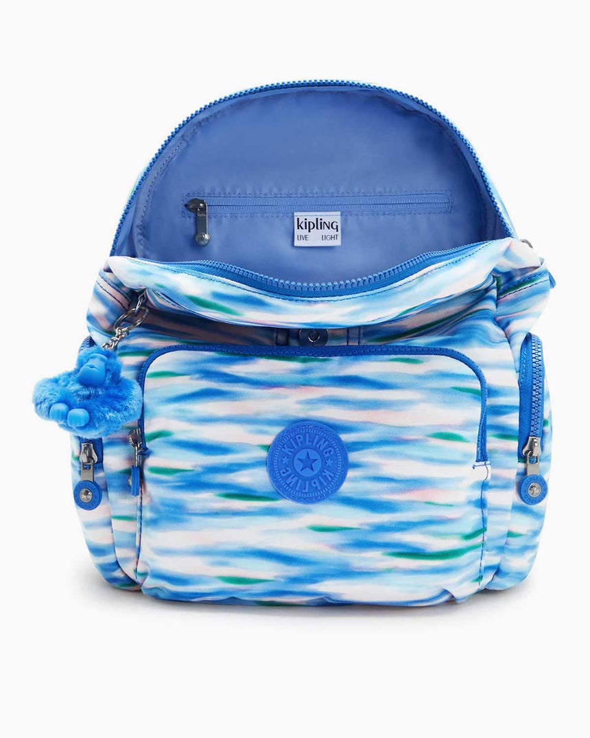 Kipling City Pack Zip Basic Sırt Çantası Diluted Blue