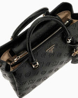 Guess Tisha Girlfriend Kadın El Çantası Black Logo