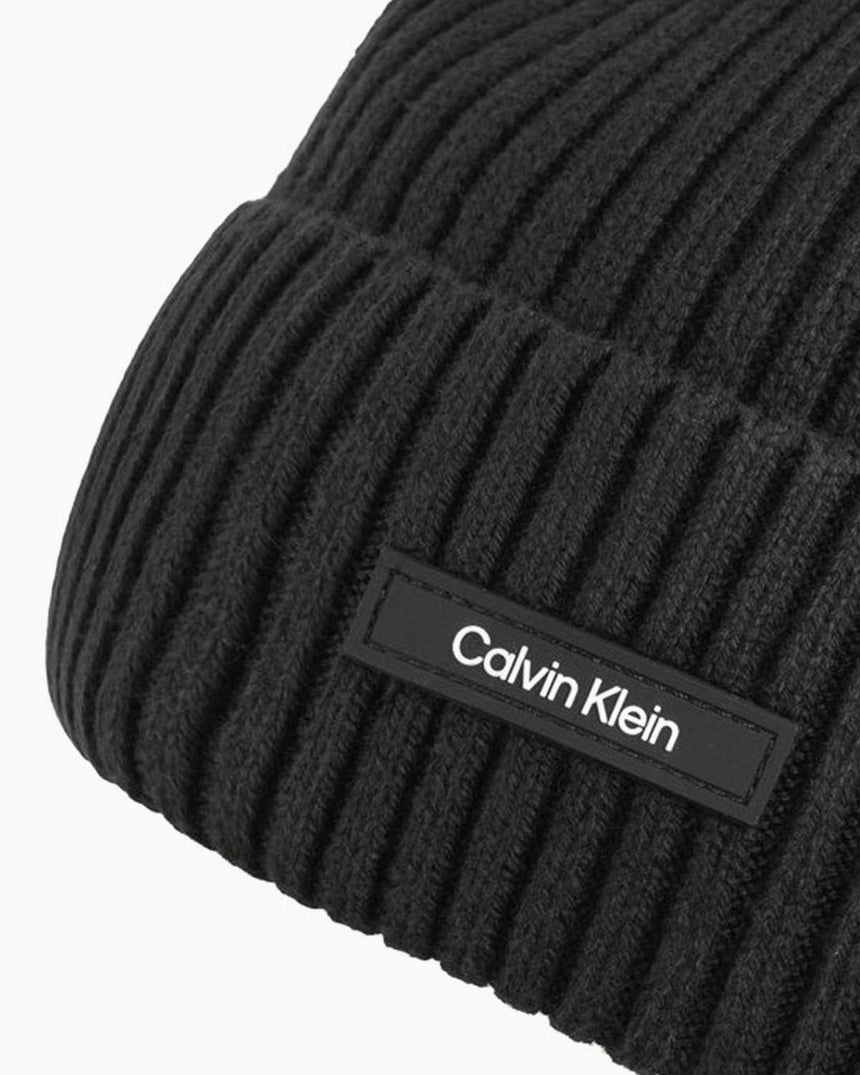Calvin Klein Classic Coton Beanie Headwear Bere