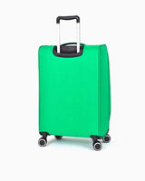 Benetton Logo Detaylı Büyük Boy Kumaş Valiz Yeşil