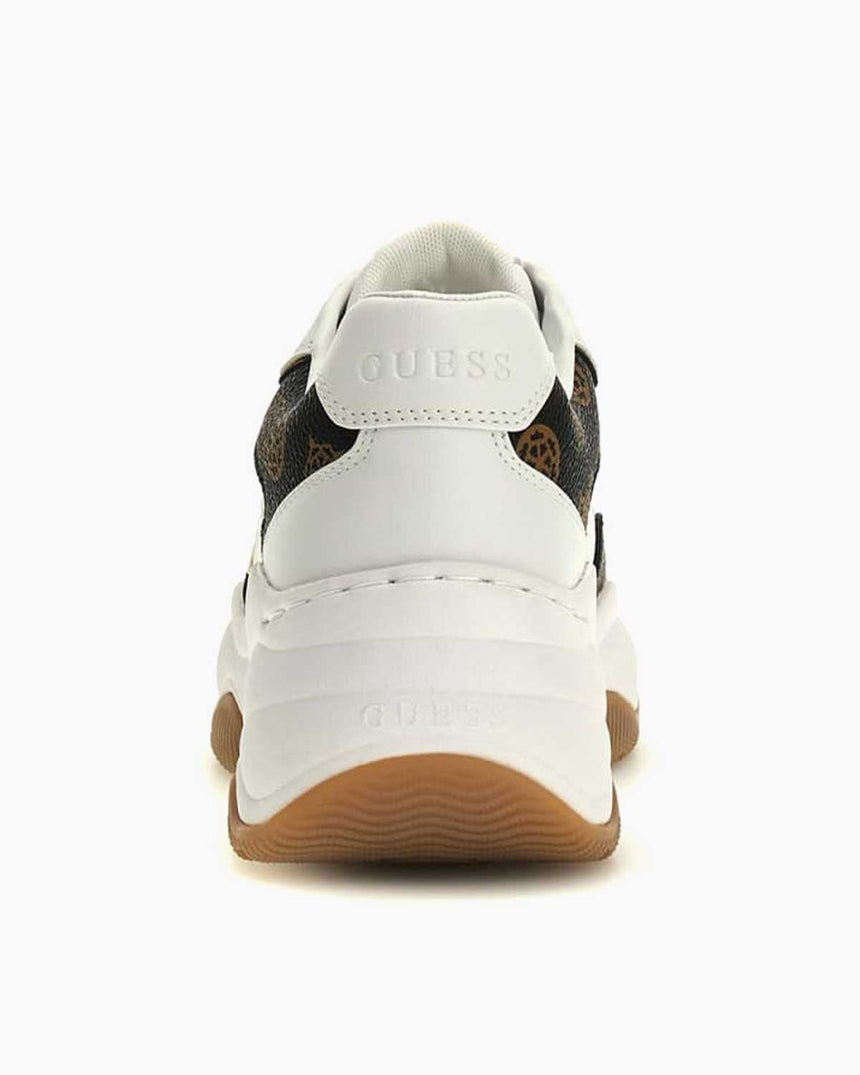 Guess Hapyy3 Kadın Sneaker White Brown