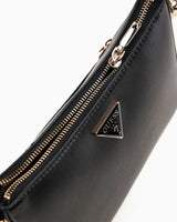 Guess Daryna Top Zip Logolu Omuz Çantası Black