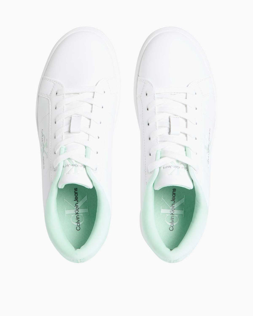 Calvin Klein Jeans Classic Cupsole Low Top Sneakers Bright White/Moonlight Jade