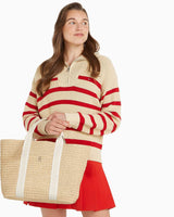 Tommy Hilfiger Spring Logotape Tote El Çantası Sugarcane