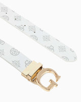 Guess Reversible Belts Kemer White Logo