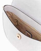 Guess Cerelia Flap Logolu Omuz Çantası White