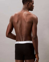 Calvin Klein Trunk 3P Underwear Bottoms Boxer Black/Leader Striple Black/Glacier