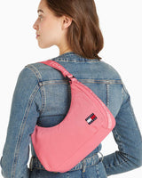 Tommy Hilfiger Essential Daily Dokuma Kumaş Omuz Çantası Preppy Pink