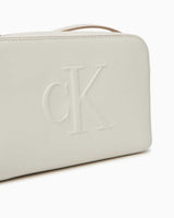 Calvin Klein Sculpted Camera Bag Lily White