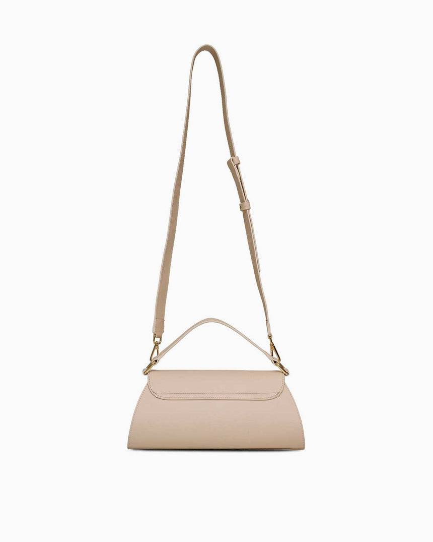 Us Polo Assn Mıknatıs Kapaklı El Çantası Bej