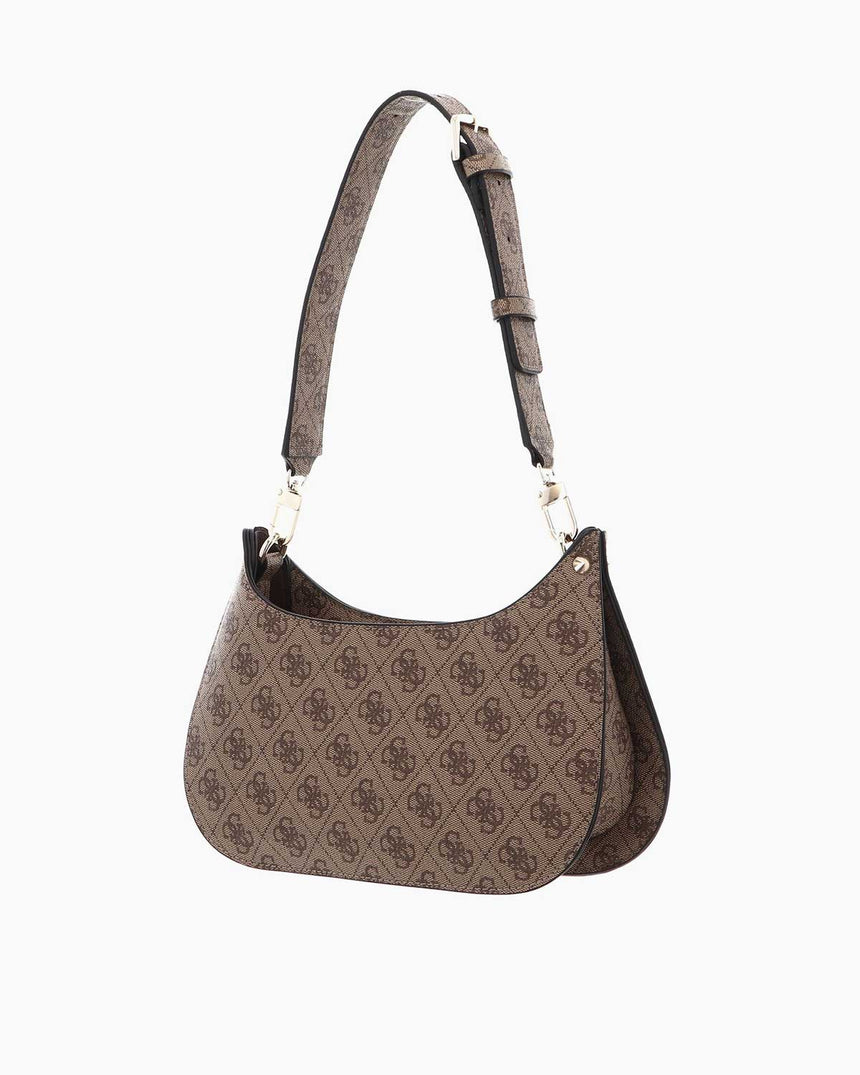 Guess Meridian Mini Bag El Çantası Latte Logo