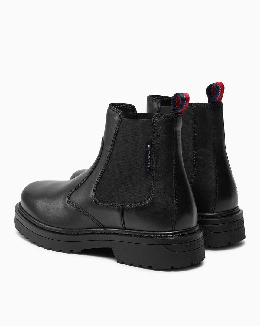 Tommy Jeans Chelsea Mid Boots Black
