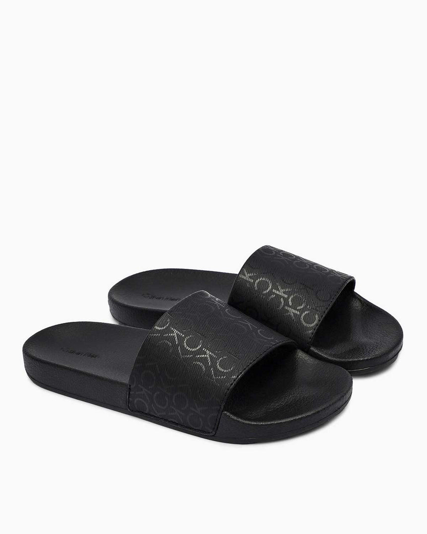 Calvin Klein Pool Slide Epi Mono Kadın Terlik Black