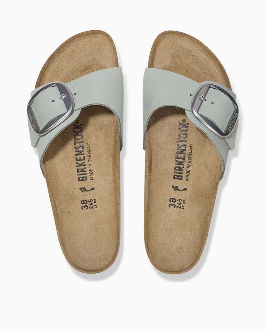 Birkenstock Madrid Big Buckle Nu Tek Bantlı Kadın Terlik Pure Sage
