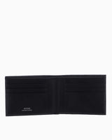 Guess Mito Leather Flat Billfold Monogram Cüzdan Black