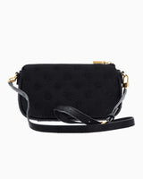 Guess Izzy Peony Zincir Detaylı Çapraz Askılı Çanta Black Logo