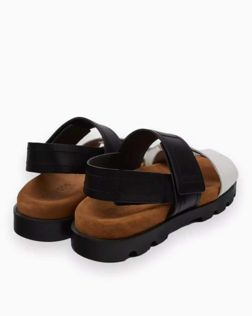 Camper Brutus Sandalet Siyah - Beyaz